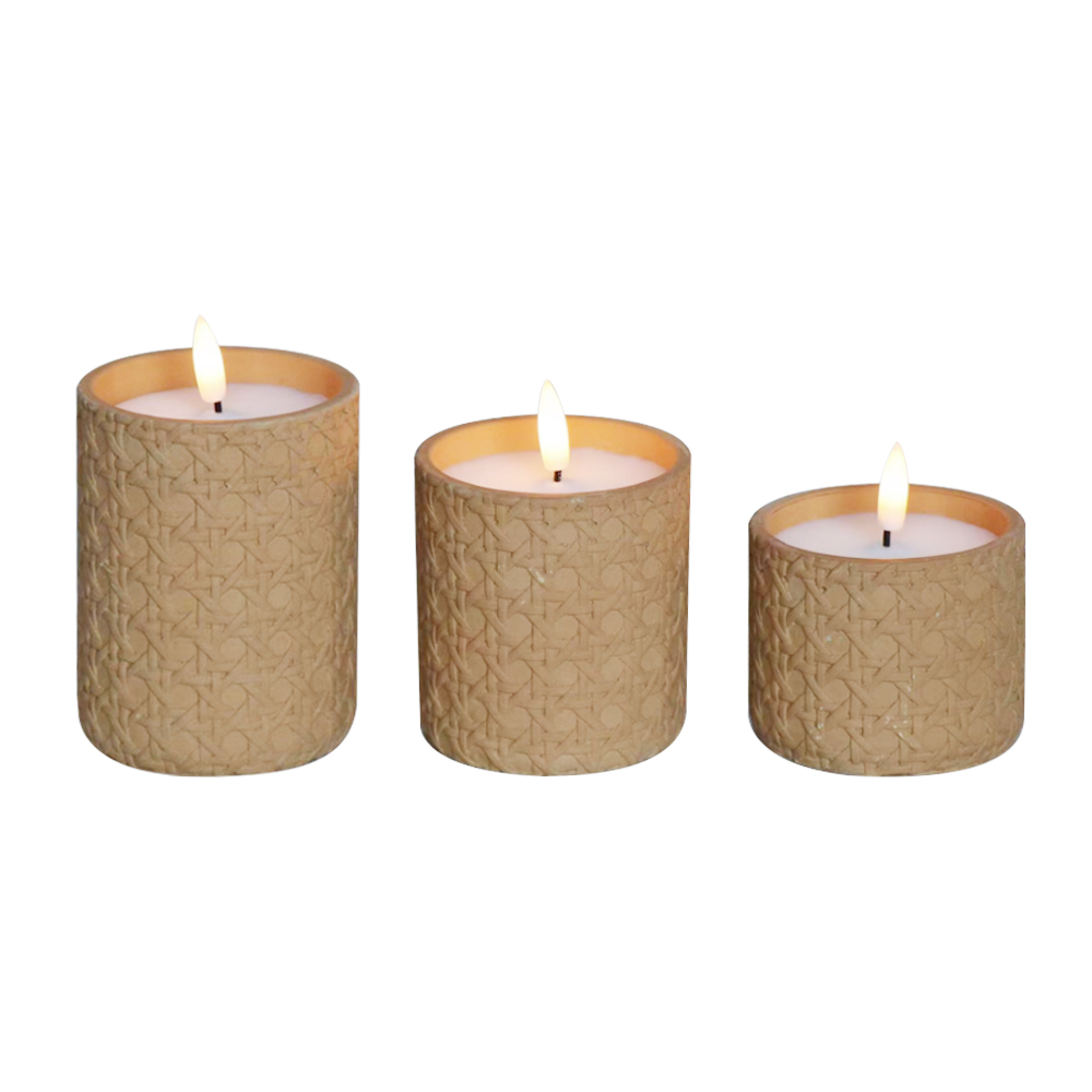 Treocht Ceallraí Lasair Réalaíoch faoi stiúir Candall 3D Wick Candall