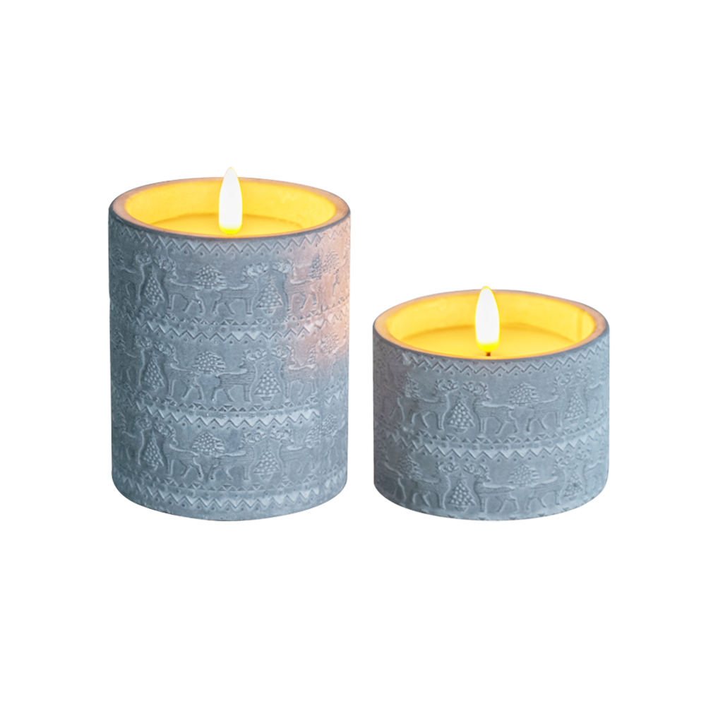 Coinnle stroighne snasta leictreonach 3D gan flameless faoi stiúir