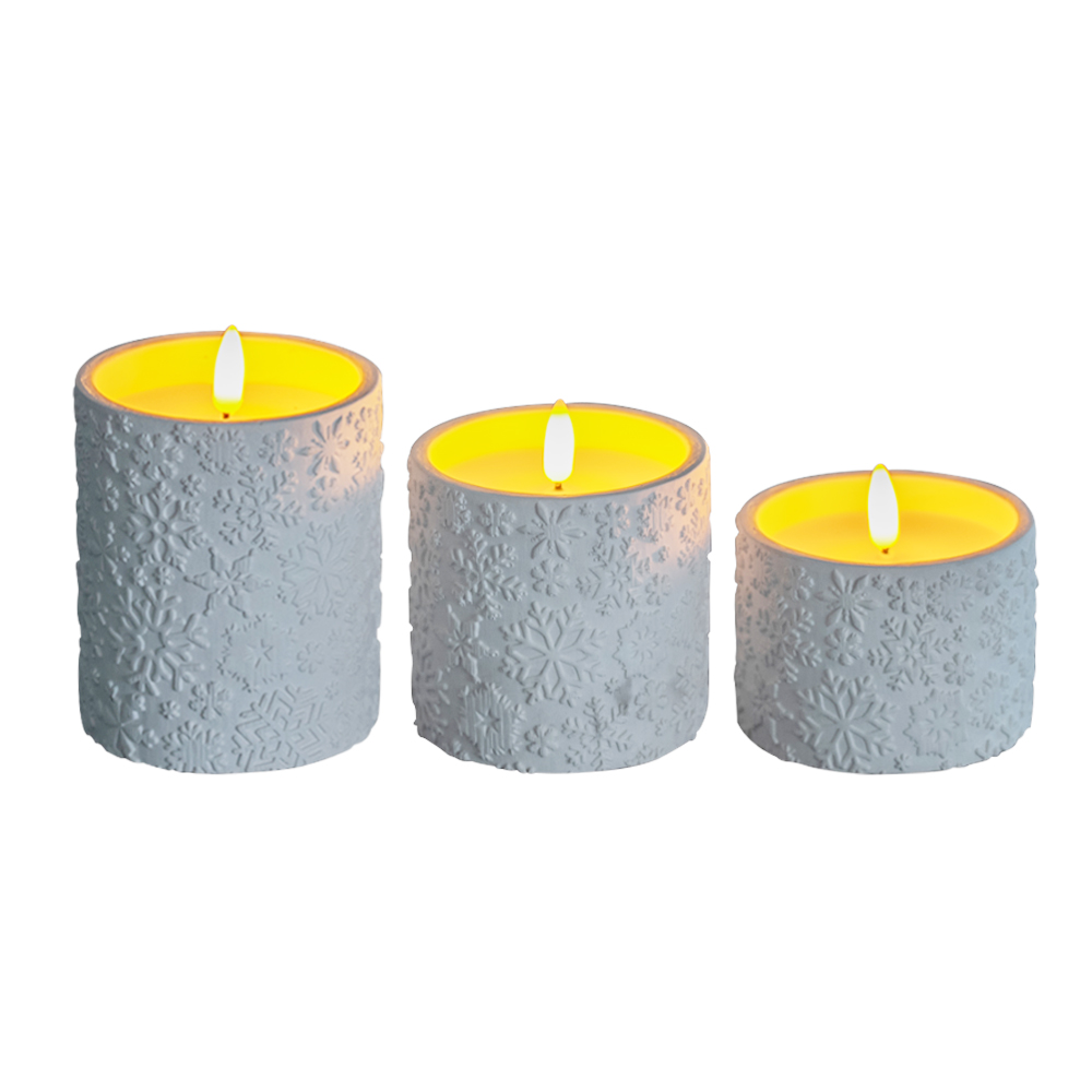 Cóiríocht stroighne leictreonach flameless faoi stiúir ceallraí decor baile 3D faoi stiúir