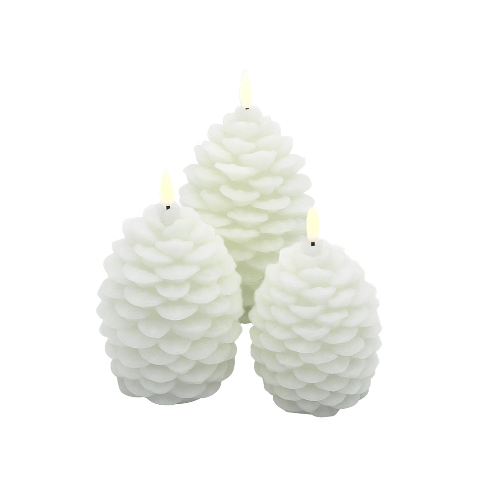 Péine Péine Leictreonach Candle 3D faoi stiúir